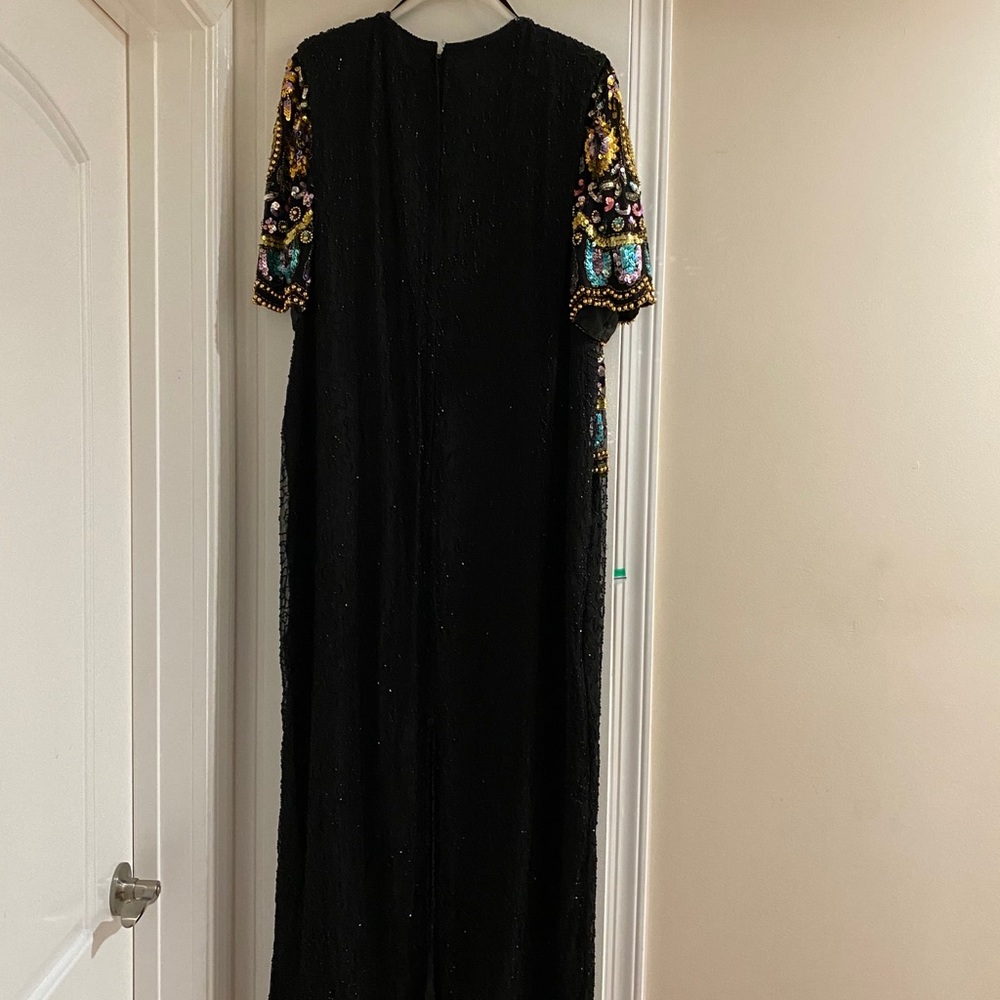 Sequin Evening Gown-Plus Size 2x - Picture 3 of 5